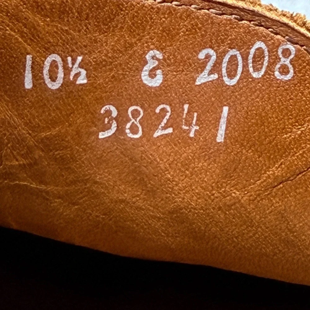 Allen Edmonds Lake Shore Drive Size 10.5 Wide Tassel Loafers Shoes Brown Dainite
